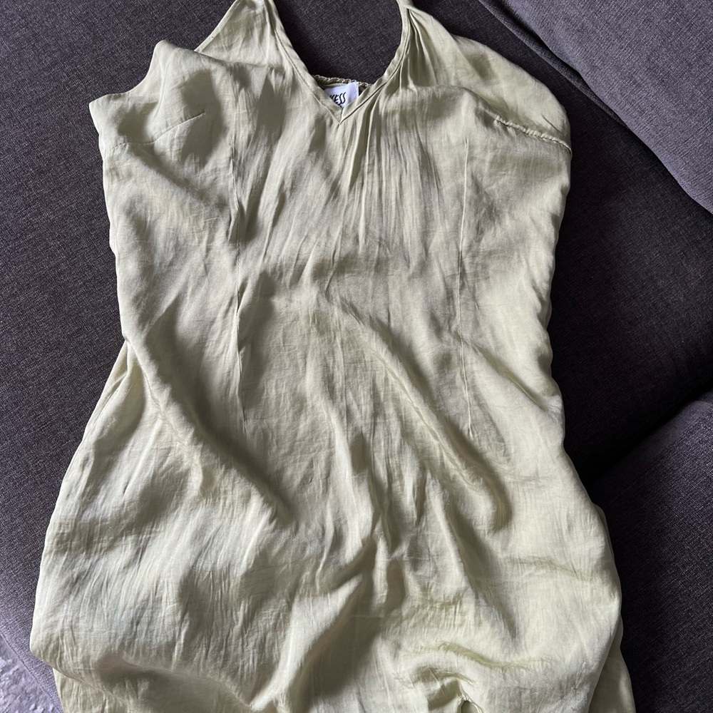 Light Green Halter Dress